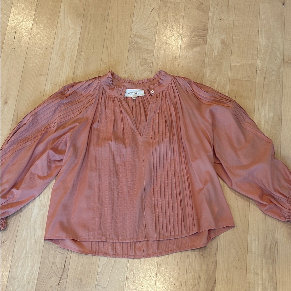 THE GREAT. Women's Pink Blouse Size 0 (s)